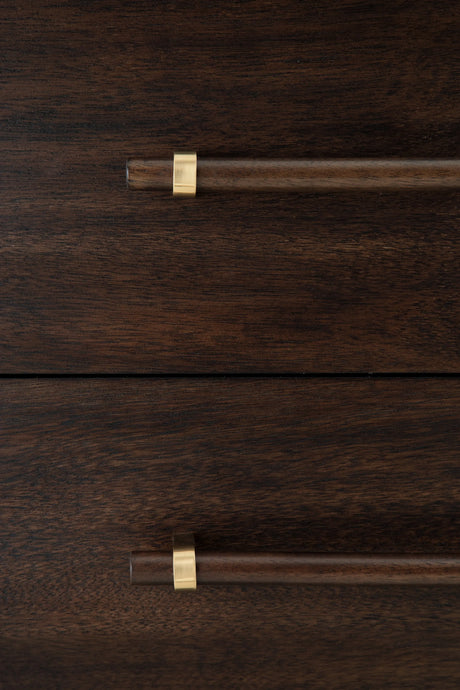 Dantenton Merlot Dresser by Ashley at Eve Furniture