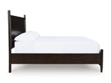 Dantenton Merlot Panel Bedroom Set by Ashley at Eve Furniture