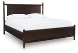 Dantenton Merlot Queen Panel Bed, Dresser and Mirror by Ashley at Eve Furniture