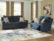 Danum Ink Reclining Living Room Set by Ashley at Eve Furniture