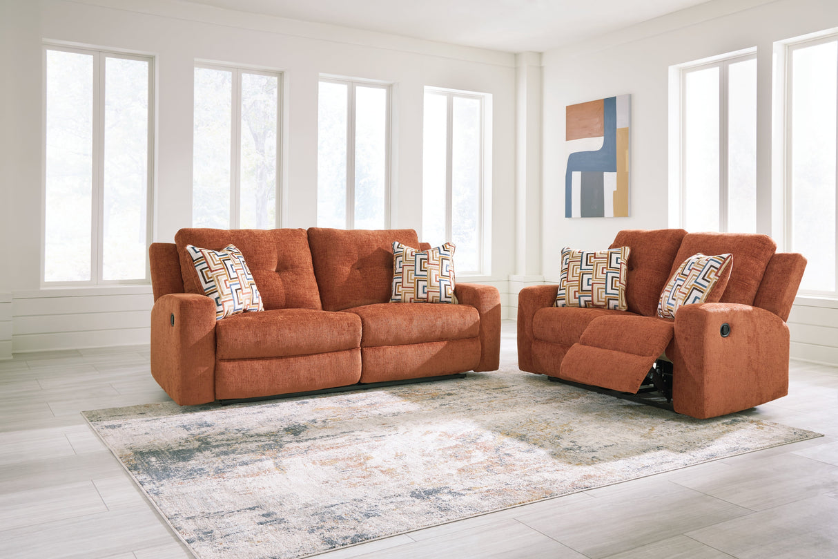 Danum Spice Reclining Living Room Set