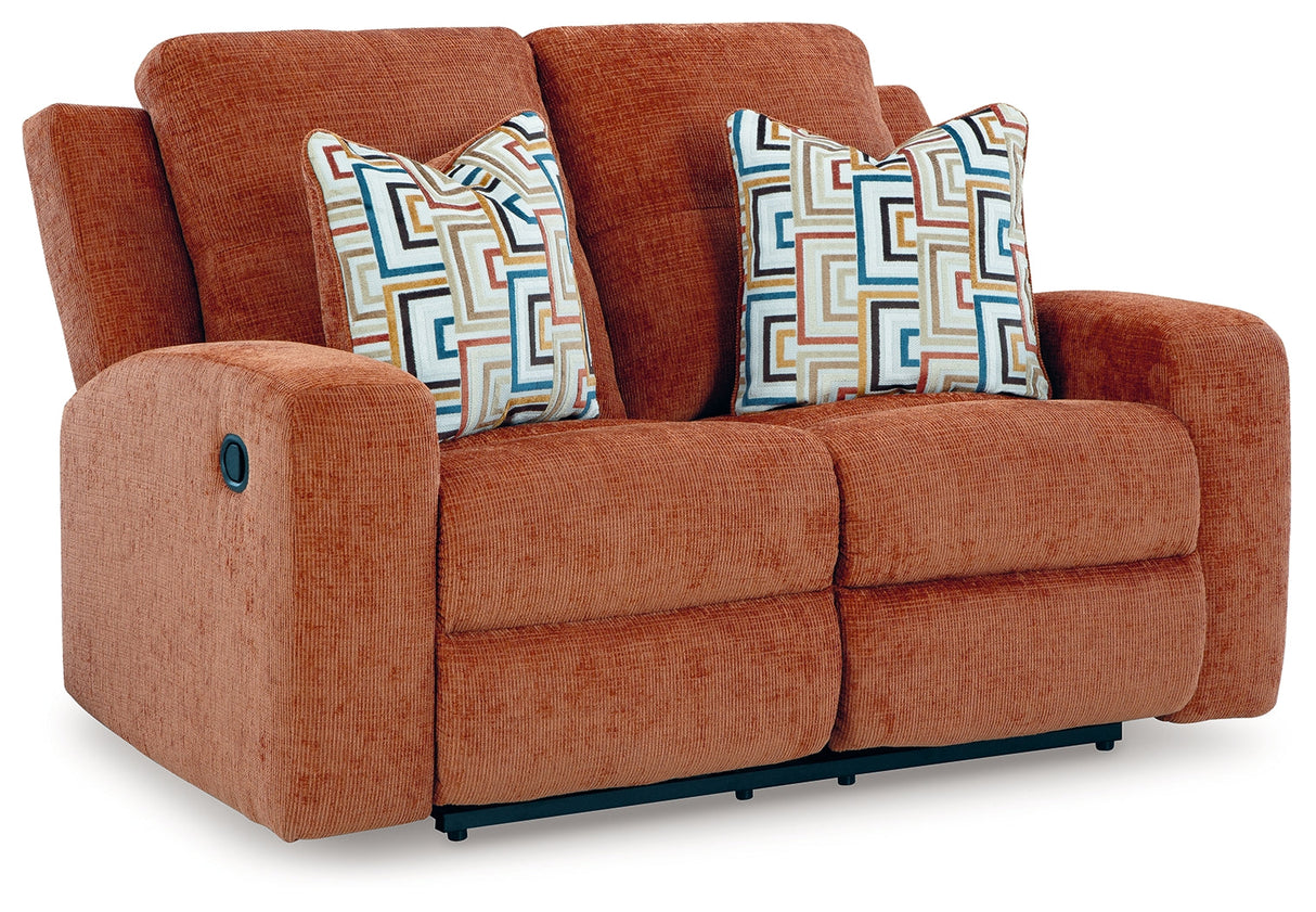 Danum Spice Reclining Loveseat