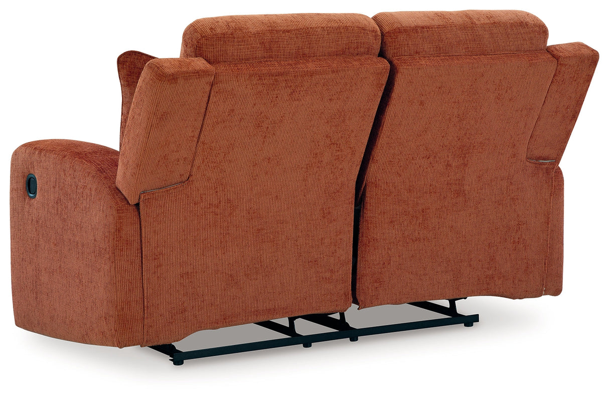 Danum Spice Reclining Loveseat