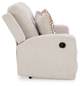 Danum Stone Manual Reclining Loveseat by Ashley at Eve Furniture