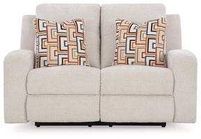 Danum Stone Manual Reclining Loveseat by Ashley at Eve Furniture