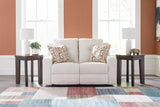 Danum Stone Manual Reclining Loveseat by Ashley at Eve Furniture