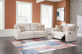 Danum Stone Manual Reclining Sofa and Loveseat by Ashley at Eve Furniture