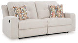 Danum Stone Manual Reclining Sofa by Ashley at Eve Furniture