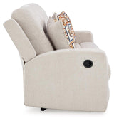 Danum Stone Manual Reclining Sofa by Ashley at Eve Furniture