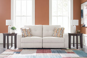 Danum Stone Manual Reclining Sofa by Ashley at Eve Furniture