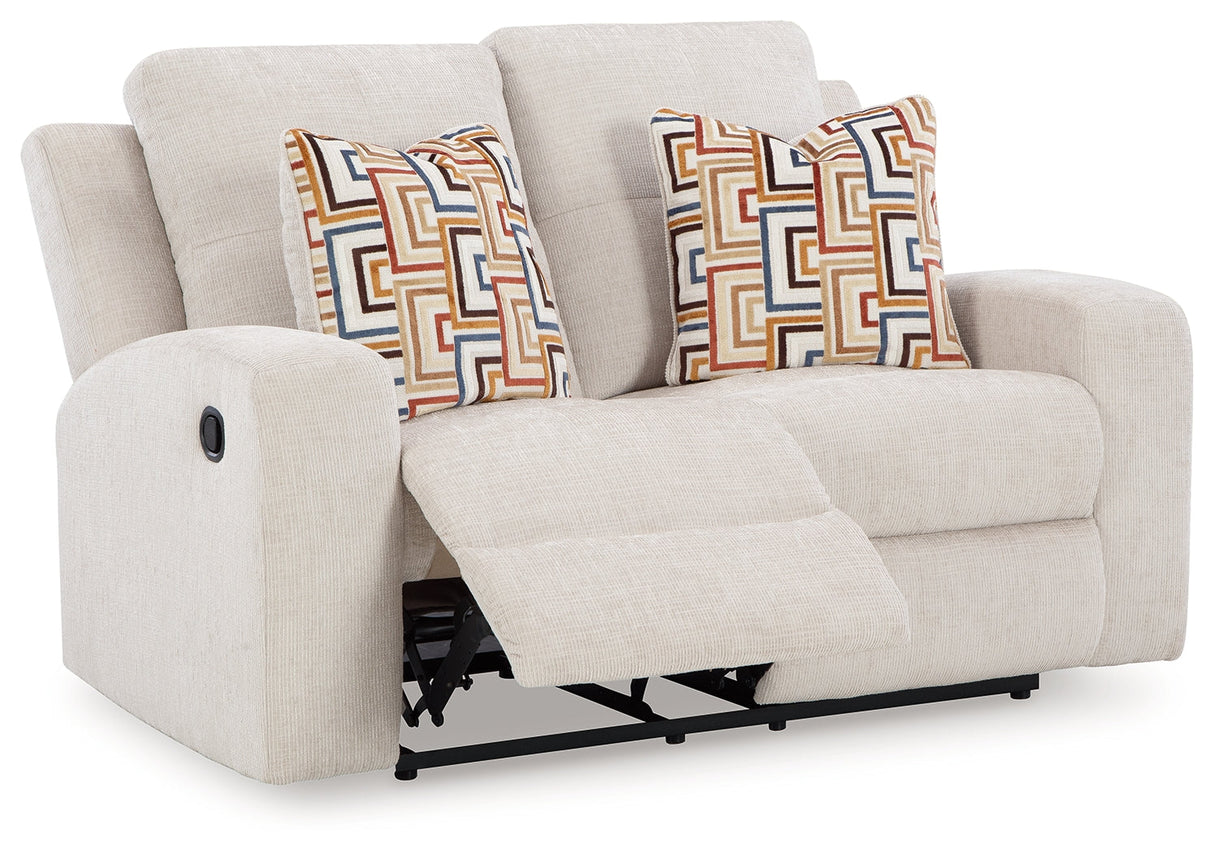 Danum Stone Reclining Loveseat