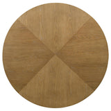 Danvers Brown Oak Round 54-inch Wood Dining Table by Coaster at Eve Furniture