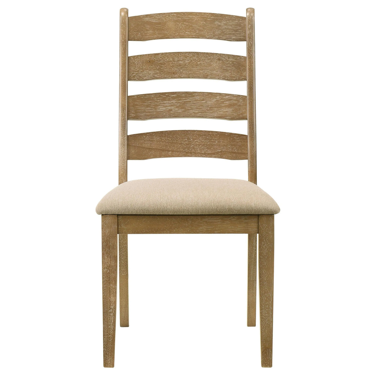Danvers Ladder Back Dining Side Chair Brown Oak (Set of 2) by Coaster at Eve Furniture