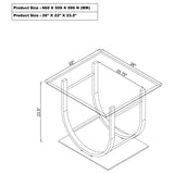 Danville Chrome 3-Piece Glass Top Coffee and End Table Set by Coaster at Eve Furniture