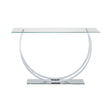 Danville Chrome U-Shaped Sofa Table by Coaster at Eve Furniture