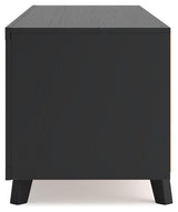 Danziar Black 72" TV Stand by Ashley at Eve Furniture