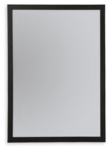 Danziar Black Bedroom Mirror