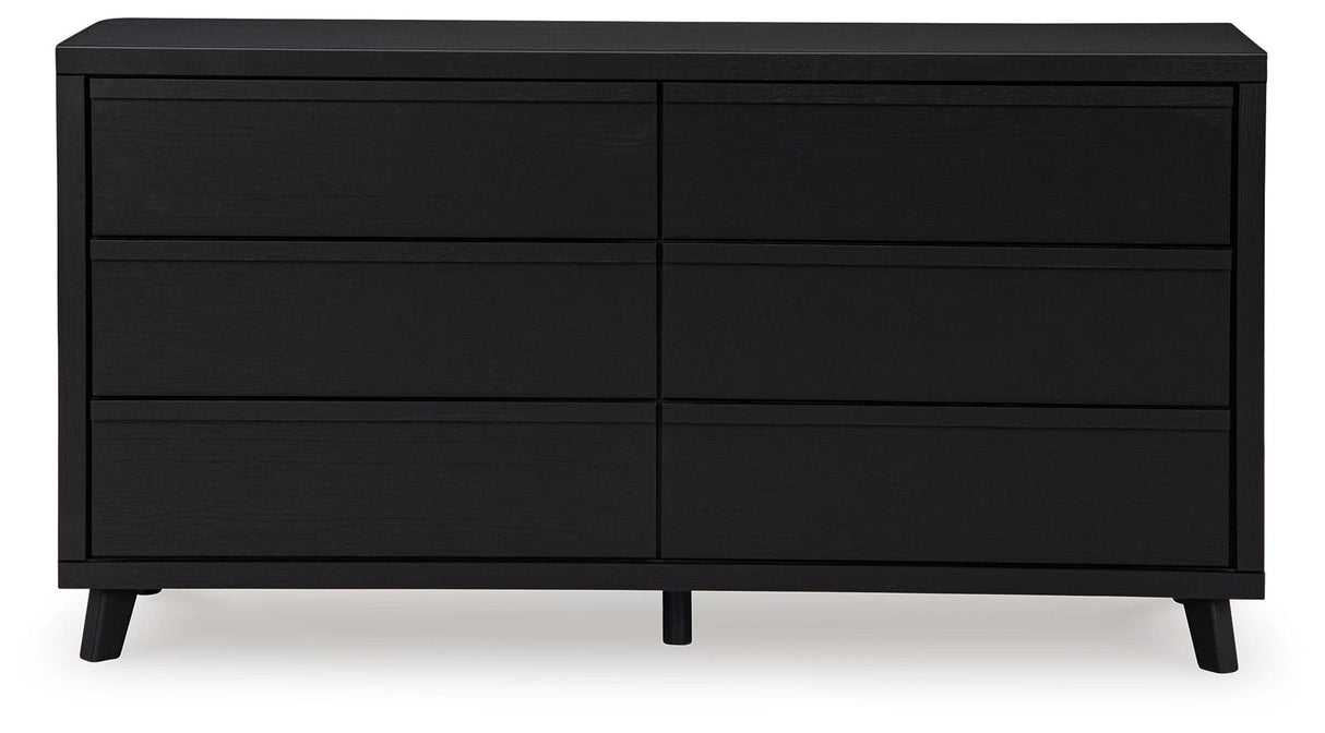 Danziar Black Dresser by Ashley at Eve Furniture