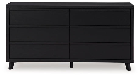 Danziar Black Dresser by Ashley at Eve Furniture