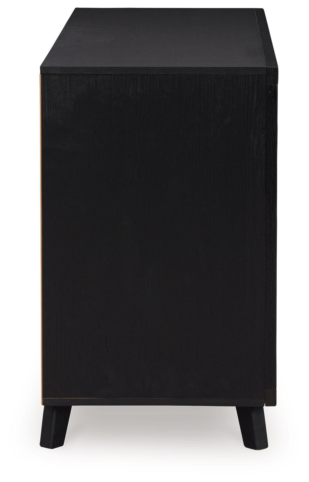 Danziar Black Dresser by Ashley at Eve Furniture