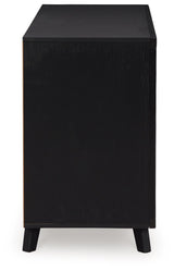 Danziar Black Dresser by Ashley at Eve Furniture