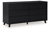 Danziar Black Dresser