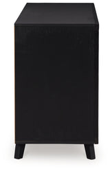 Danziar Black Full Slat Framed Platform Bedroom Set by Ashley at Eve Furniture