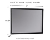 Danziar Black Full Slat Framed Platform Bedroom Set by Ashley at Eve Furniture