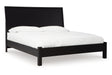 Danziar Black King Platform Bed by Ashley at Eve Furniture