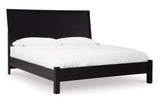Danziar Black King Platform Bed by Ashley at Eve Furniture