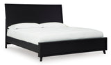 Danziar Black Platform Framed Bedroom Set by Ashley at Eve Furniture