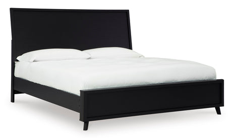 Danziar Black Platform Framed Bedroom Set by Ashley at Eve Furniture