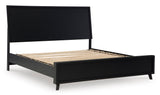 Danziar Black Platform Framed Bedroom Set by Ashley at Eve Furniture