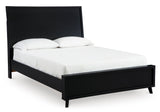 Danziar Black Platform Framed Bedroom Set by Ashley at Eve Furniture
