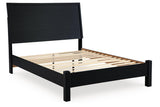 Danziar Black Queen Platform Bed by Ashley at Eve Furniture