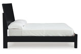 Danziar Black Queen Platform Bed by Ashley at Eve Furniture