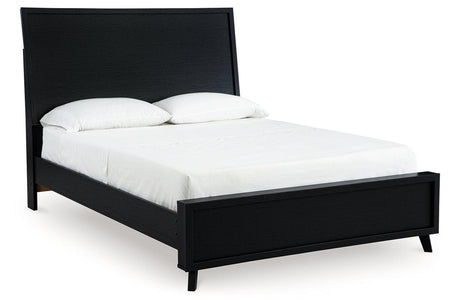 Danziar Black Queen Platform Bed by Ashley at Eve Furniture