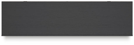 Danziar Black 72" TV Stand by Ashley at Eve Furniture