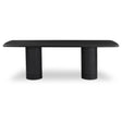 Daphne Black Large Dining Table by Moe's Home at Eve Furniture
