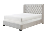 Daphne Oat Tweed King Bed by Crown Mark at Eve Furniture
