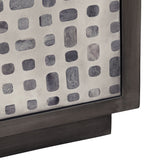 Dapple Brown/Cream Two-Door Cabinet by Crestview at Eve Furniture