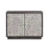 Dapple Brown/Cream Two-Door Cabinet by Crestview at Eve Furniture