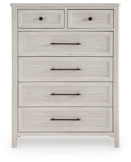 Darbonton Dove White Chest of Drawers by Ashley at Eve Furniture