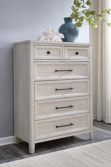 Darbonton Dove White Chest of Drawers by Ashley at Eve Furniture