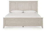 Darbonton Dove White King Panel Storage Bed by Ashley at Eve Furniture