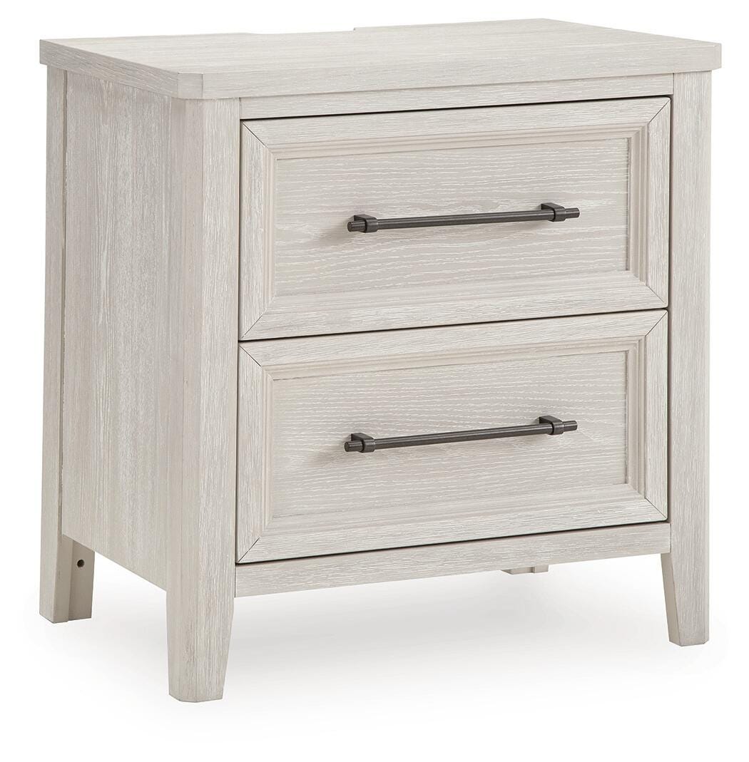 Darbonton Dove White Nightstand by Ashley at Eve Furniture