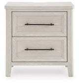 Darbonton Dove White Nightstand by Ashley at Eve Furniture