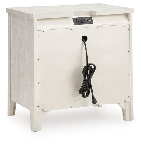 Darbonton Dove White Nightstand by Ashley at Eve Furniture