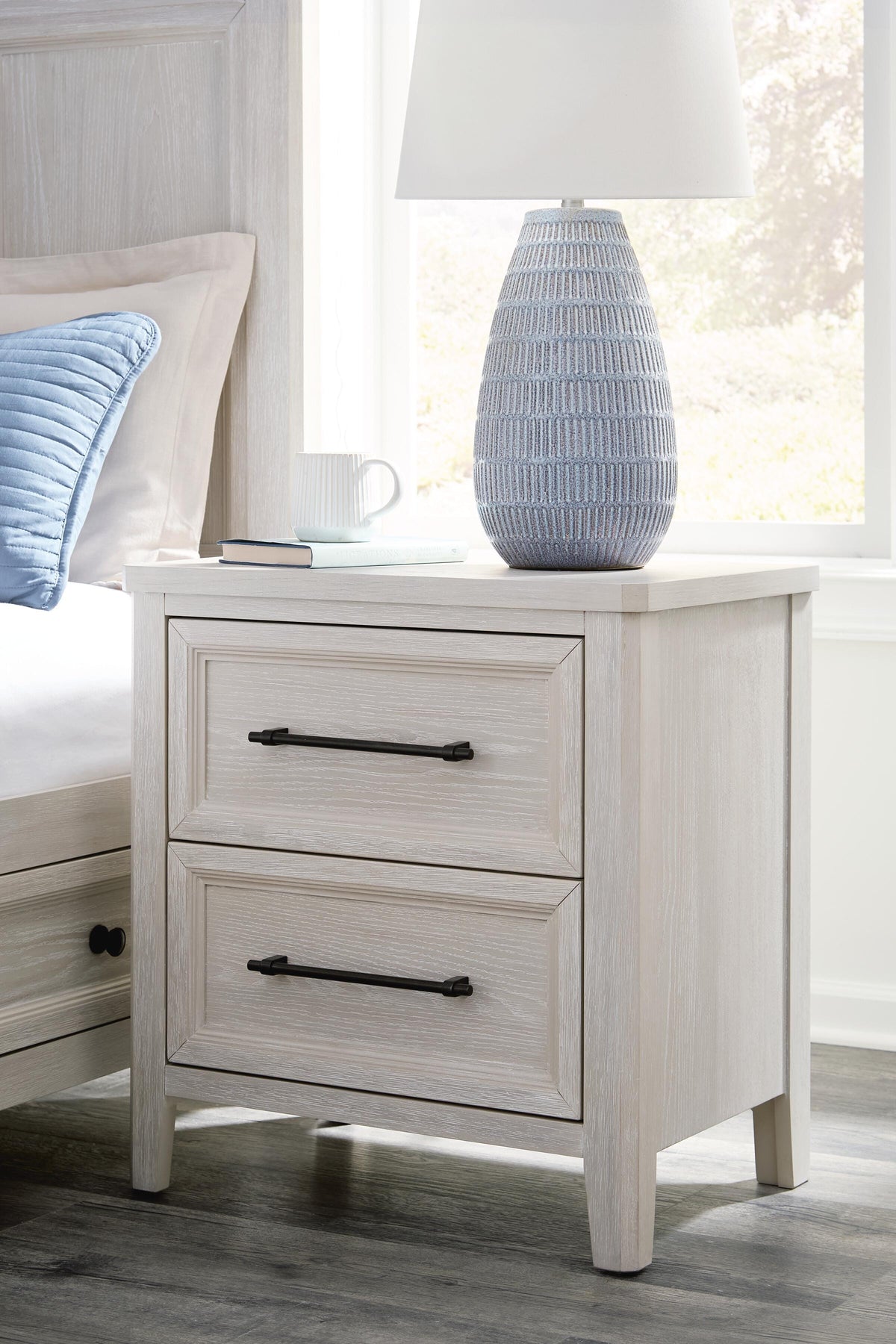 Darbonton Dove White Nightstand by Ashley at Eve Furniture