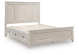 Darbonton Dove White Queen Panel Storage Bed by Ashley at Eve Furniture